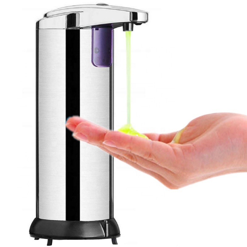 smart gold stainless steel auto spray kitchen bathroom handsfree sensor liquid hand soap gel dispensers automatic